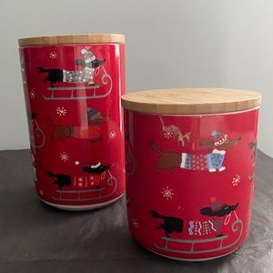 SAUSAGE DOG/ DACHSHUND CANNISTERS